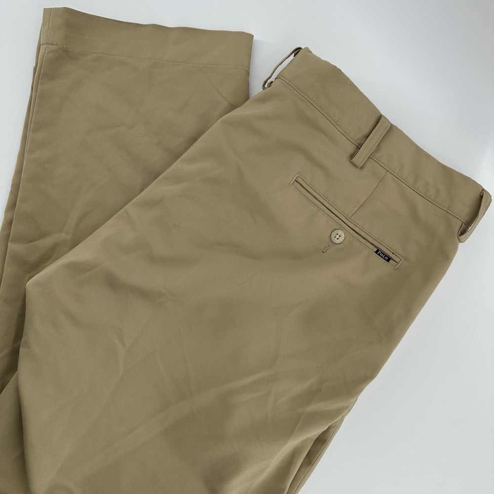Polo Ralph Lauren Pants Men's 38x32 Tan Slim Fit Performance Golf Chinos 38/32